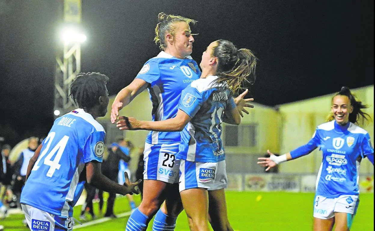 Cronología de alhama cf contra levante femenino